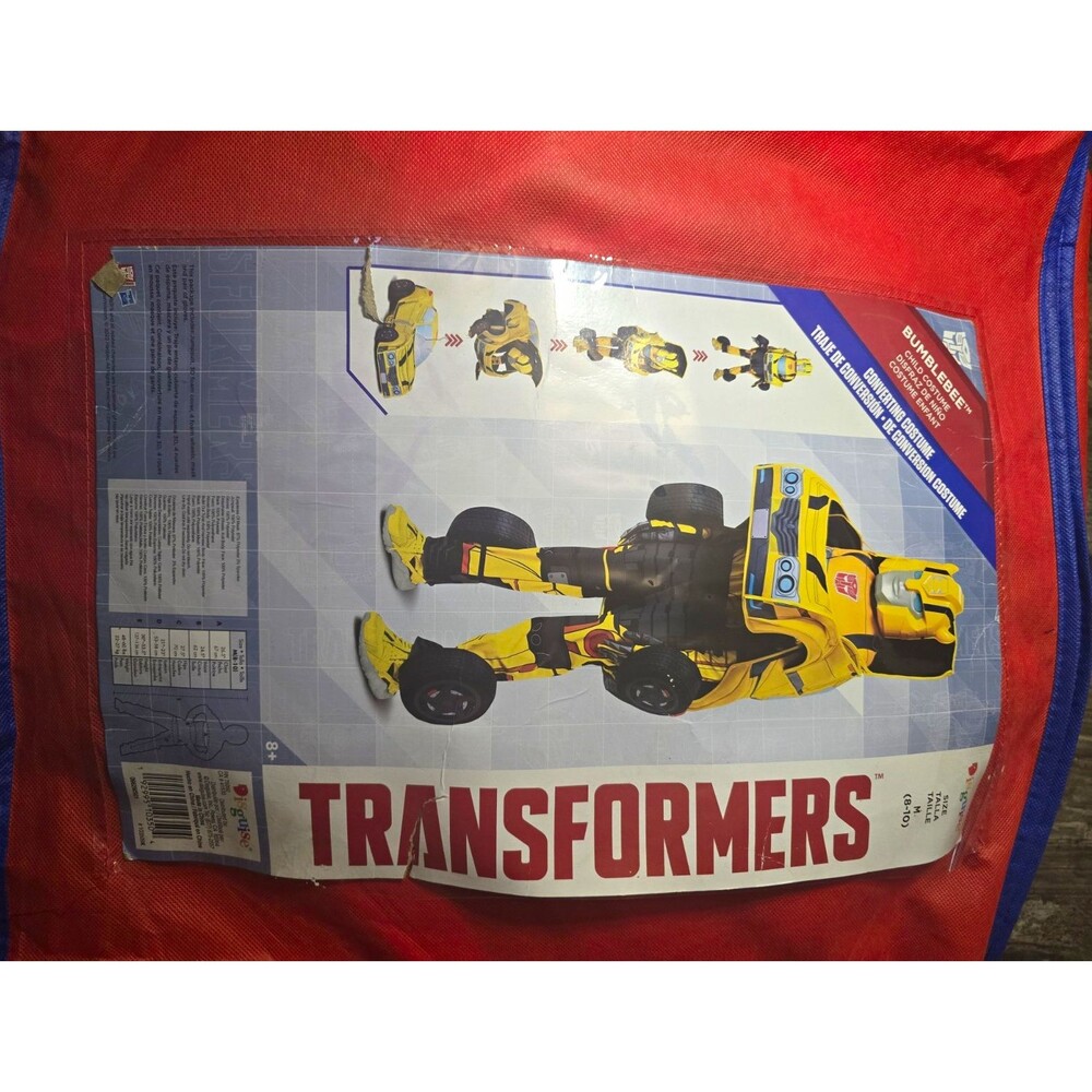 disguise Transformers Bumblebee Transforming Bodysuit Costume M  Yellow/Black